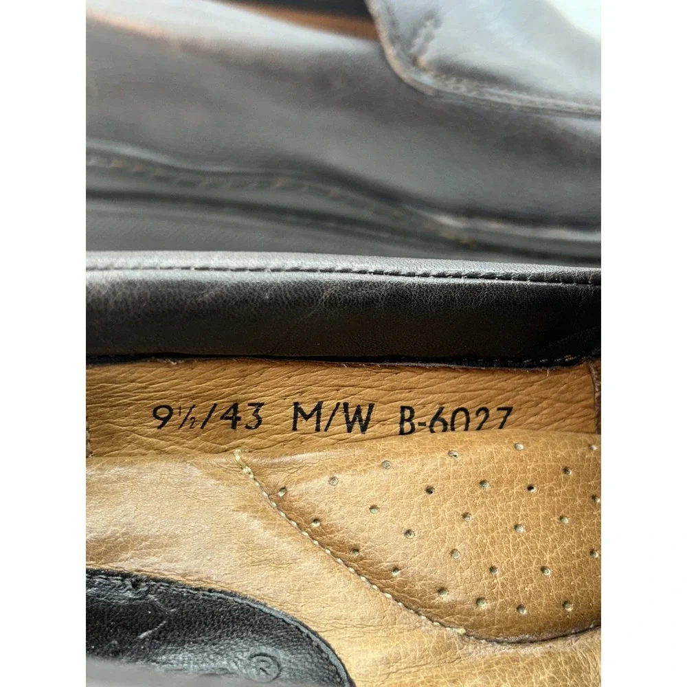 Born Shoes Mens Size 9.5 Leather Slip On Loafers‎ Comfort Handcrafted